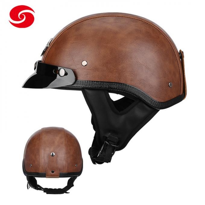 Half Face Summer Sunscreen Motorcycle Helmet Bicycle Open Face Half Helmet Electric Car Safety Helmet