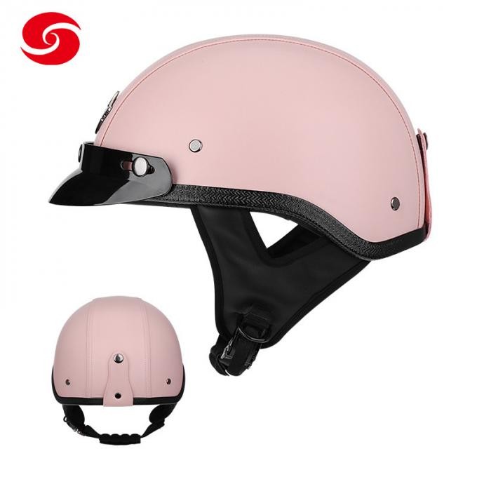 Half Face Summer Sunscreen Motorcycle Helmet Bicycle Open Face Half Helmet Electric Car Safety Helmet