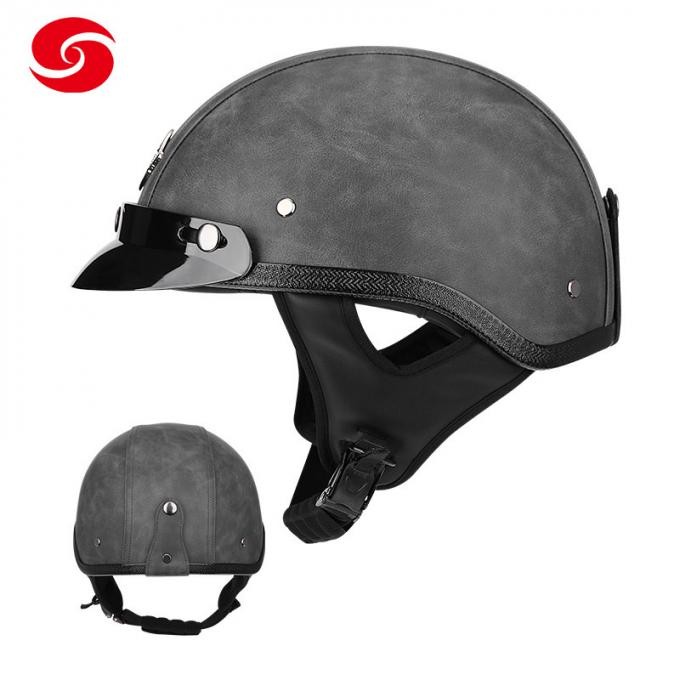 Half Face Summer Sunscreen Motorcycle Helmet Bicycle Open Face Half Helmet Electric Car Safety Helmet