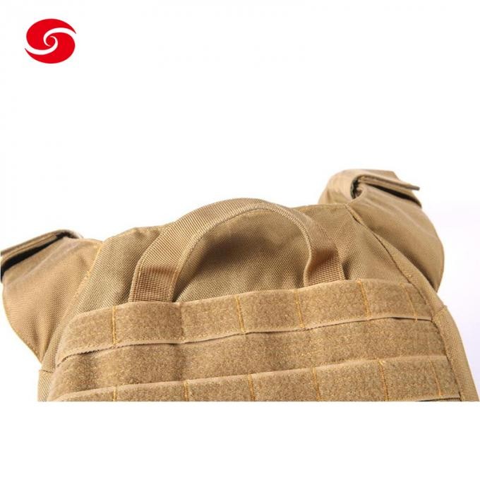 Khaki Color PE or Aramid Materials Full Protective Military Bulletproof Vest