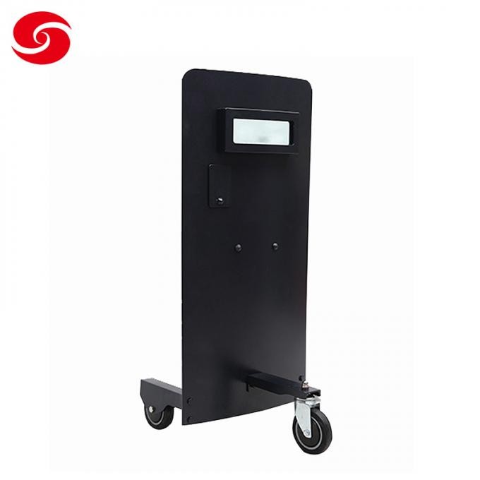 Military Steel Shield Bullet Proof Shield with Wheels