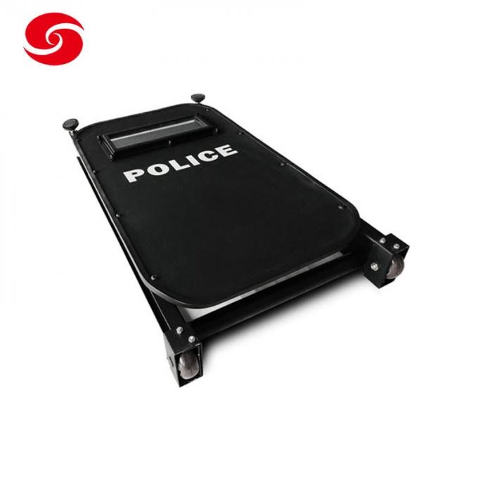 Safety Police Military Wheeled Bullet Proof Shield for Man