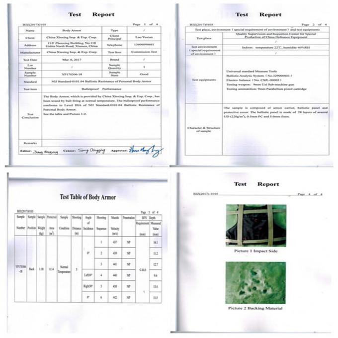 Nij Iiia Full Protection UHMW-PE Aramid Bulletproof Vest