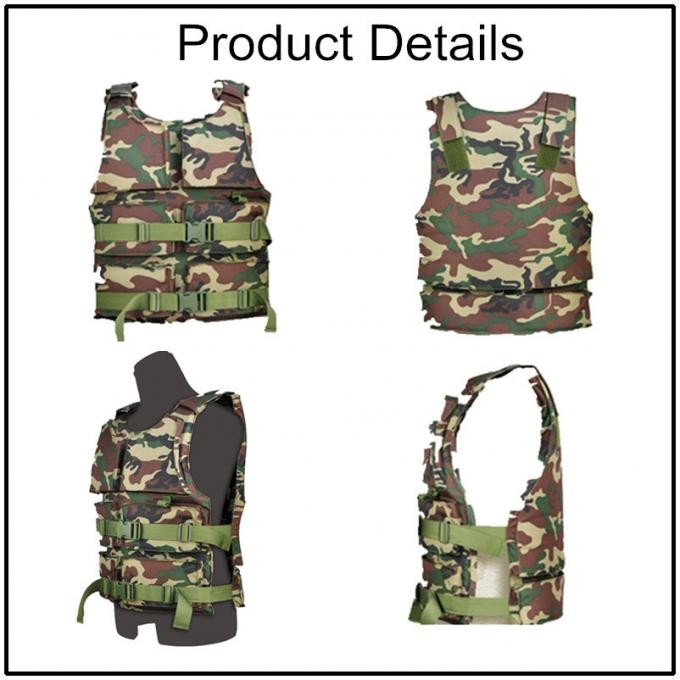Concealable Kevlar Aramid / UHMW-PE Soft Body Armor Bullet Proof Vest