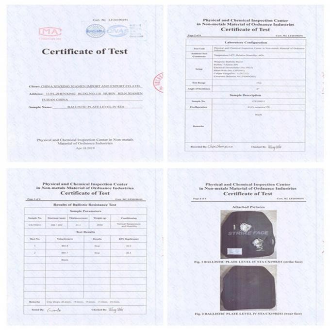 Silicon Carbide Ballistic Plate Side Protection Armor Military Bulletproof Plate