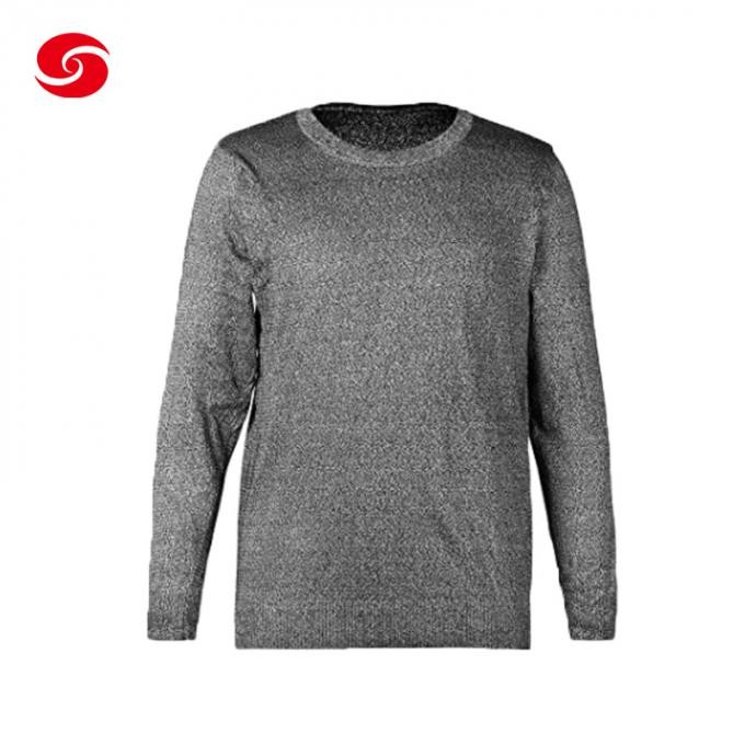 Protective Clothes Cut Resistant Anti Slash Level 5 Equipment Round Neck Long Sleeve