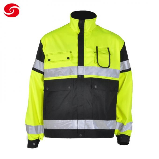 Construction Fire Resistant Reflector Fireproof Workwear Welding Jacket