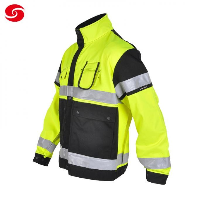Construction Fire Resistant Reflector Fireproof Workwear Welding Jacket