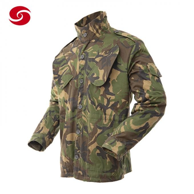 Africa Botswana Tanzania Windproof Dpm British Woodland Camouflage Military Jacket