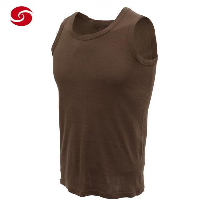 Round Neck Cotton Summer Tactical Vest with Logo