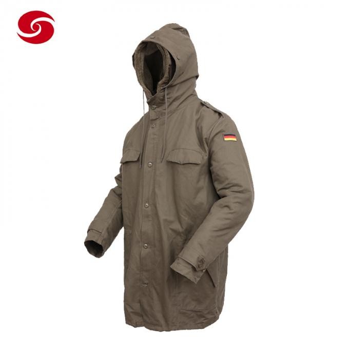 Army Winter Cotton German Parka Jacket for Man