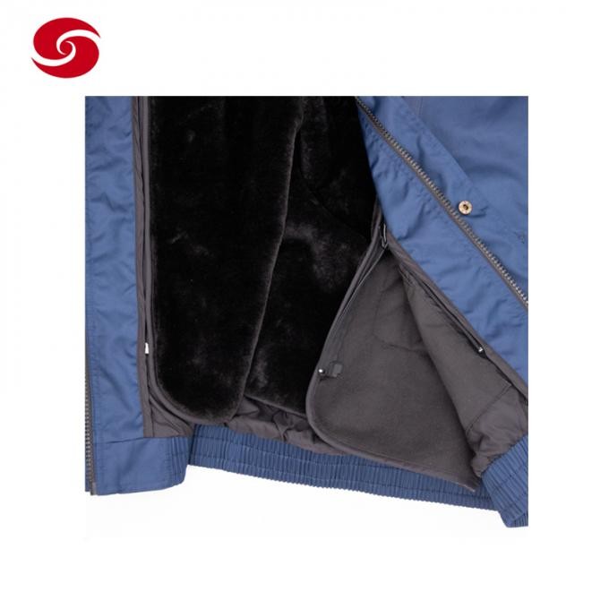 Military Windproof Winter Fleece Flight Jacket for Outdoor