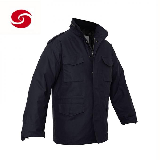 Military Windproof Winter Navy Blue M65 Jacket for Outdoor