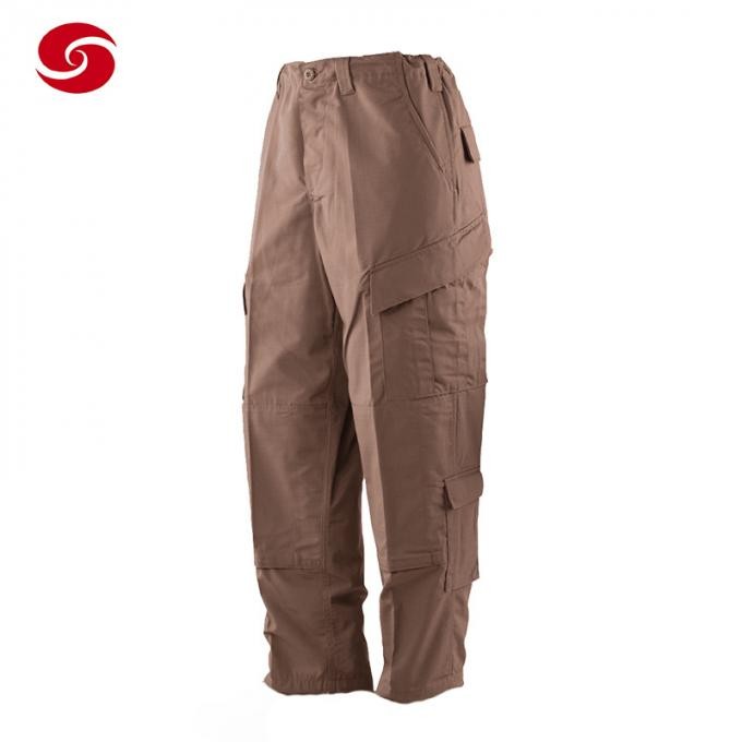 Khaki Sand Coyote Army Ripstop Cotton Polyester Work Man Suit