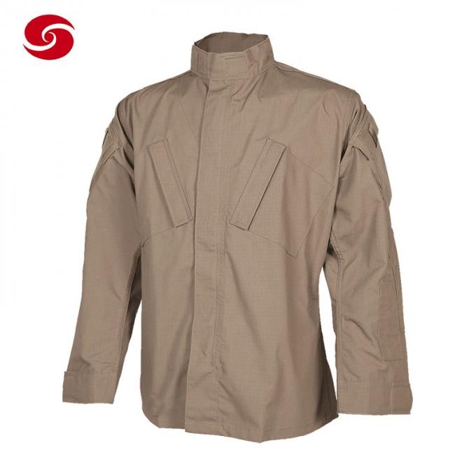 Khaki Sand Coyote Army Ripstop Cotton Polyester Work Man Suit