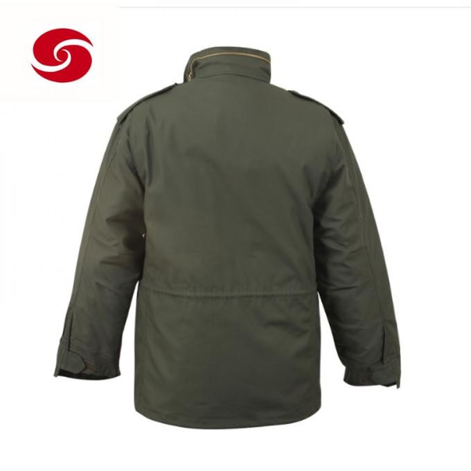 Winter Army Olive Green Quilted Military M65 Field Jacket