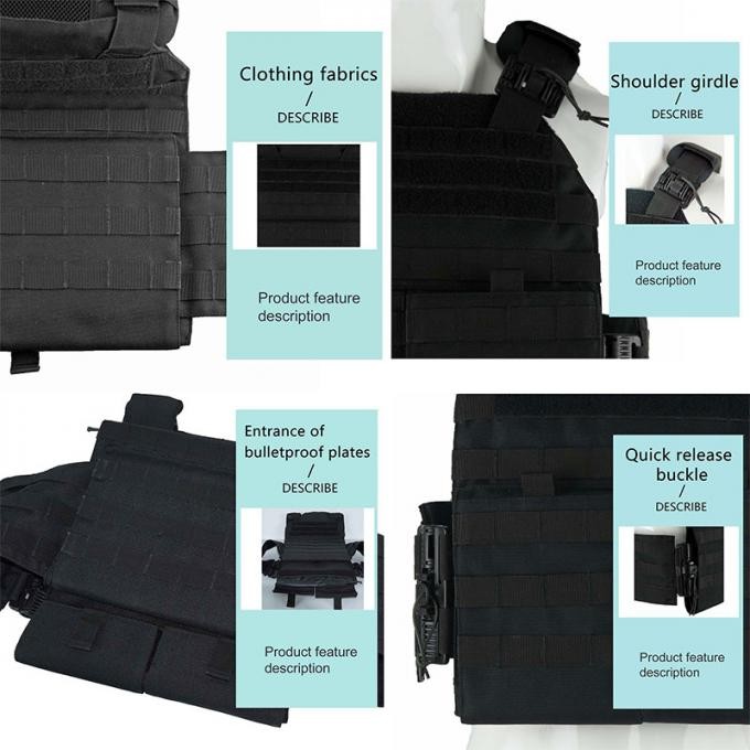 Army UHMWPE Police Equipment Bulletproof Vest