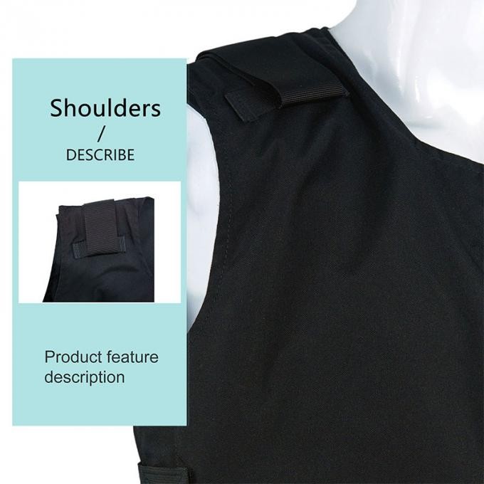 Winter Black PE Police Nij Level Bulletproof Vest for Man
