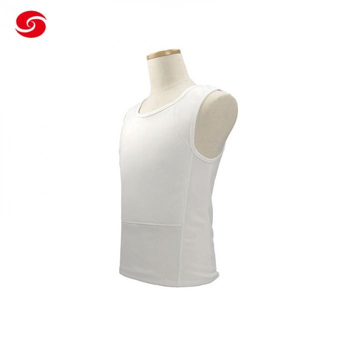 PE Nij Iiia White Bulletproof T Shirt Military and Safety Equipment Concealed Bulletproof Vest
