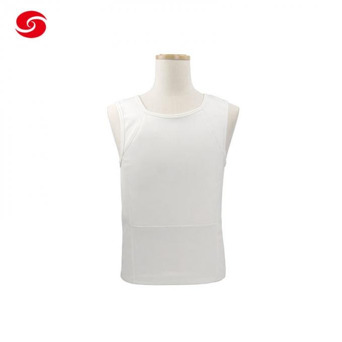 PE Nij Iiia White Bulletproof T Shirt Military and Safety Equipment Concealed Bulletproof Vest