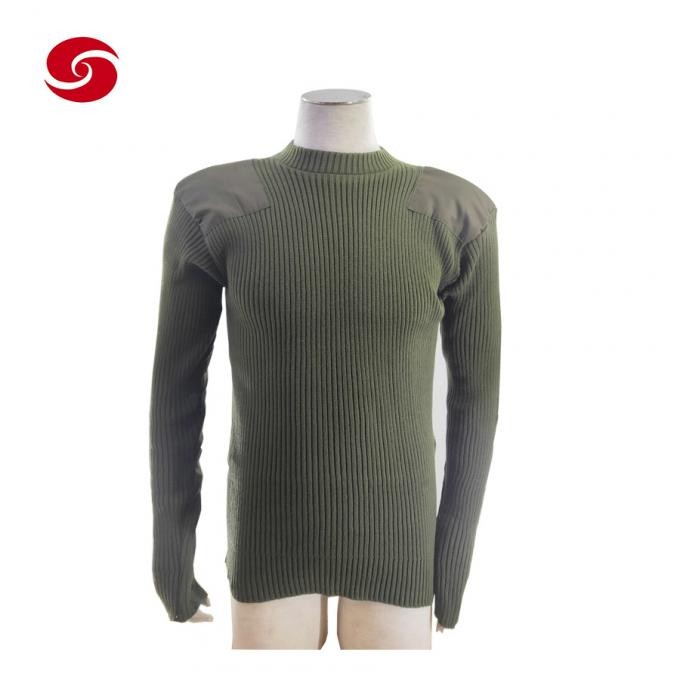 Olive Green Army Jersey Commando Military Jumper Wool Pullover Sweater