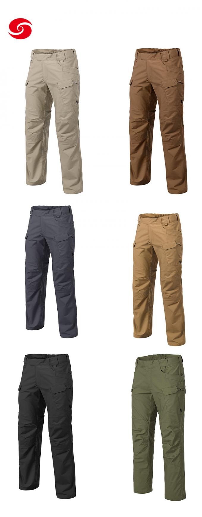 Cotton Lightweight Ripstop Fabric with Stretch Men's Cargo Tactical Pants