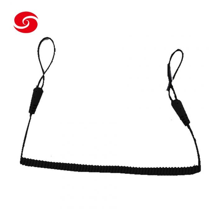 Kevlar Military Tactical Gun Rope Retractable Spiral Coiled Lanyard