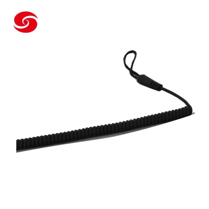 Kevlar Military Tactical Gun Rope Retractable Spiral Coiled Lanyard