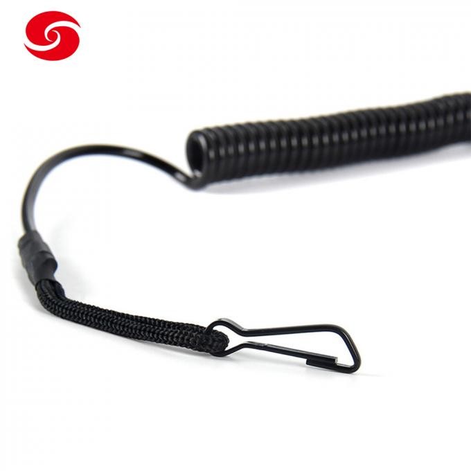 Kevlar Military Tactical Retractable Spiral Coiled Tool Lanyard