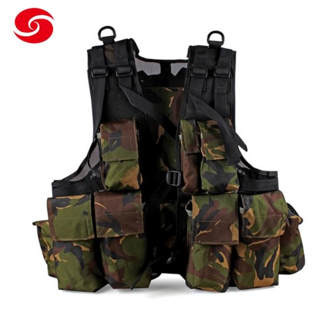 Nylon or Polyester Camouflage Molle Multi Pockets Military Tactical Vest