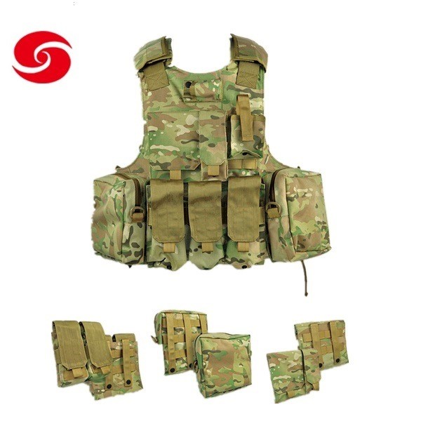Military Customized Camouflage Nylon Tactical Plate Carrier Vest/High Quality Camo Tactical Plate Carrier Armor Vest