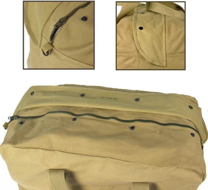 Wwii Us Khaki Canvas Paratrooper Tactical Hand Travel Bag