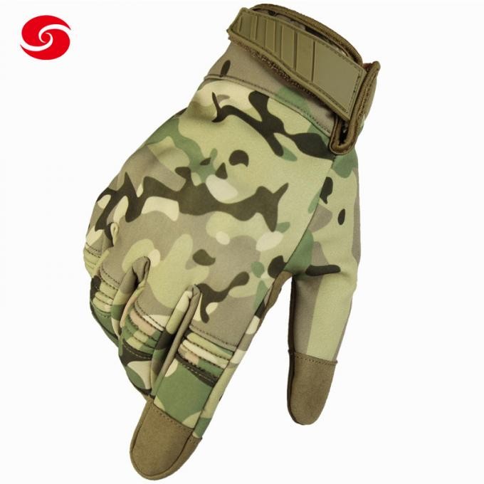 Camouflage Nylon Military Climbing Tactical Gloves for Man