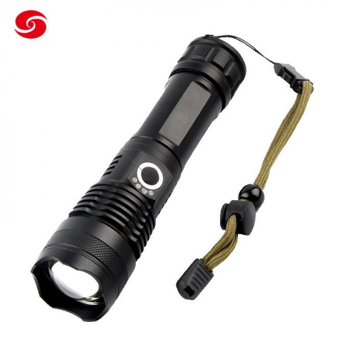 Tactical High Lumen LED USD Rechargeable Flashlight
