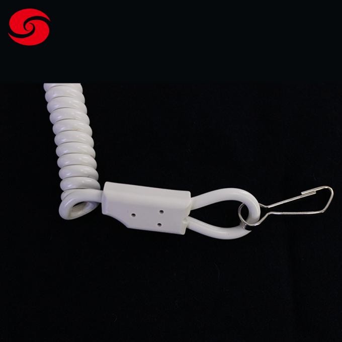 White Military Adjustable Combat Secure Gun Sling Tactical Pistol Lanyard