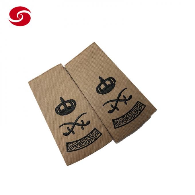 Military Shoulder Epaulet Embroidered Rank Epaulette Army for Uniform