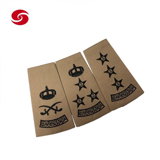 Military Shoulder Epaulet Embroidered Rank Epaulette Army for Uniform