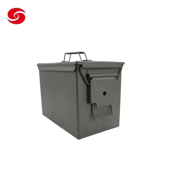 Green Army Standard M2a1 Gd1002 Metal Bullet Storage Tool Aipu Wholesale Waterproof Military Metal Ammo Box