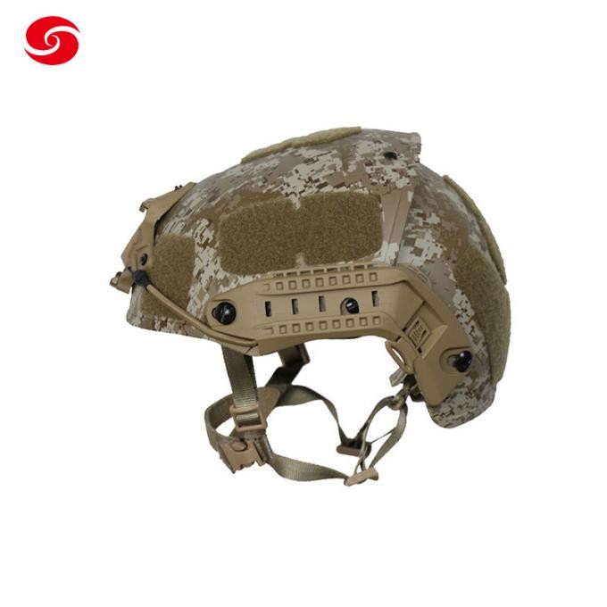 Camouflage Military Police Use Bulletproof Helmet Aramid Iiia Airframe Helmet