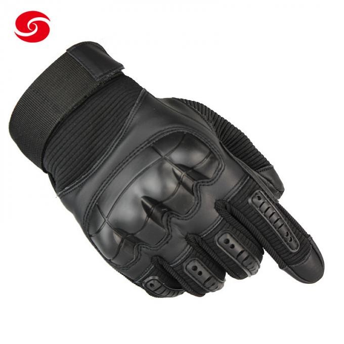 Black Nylon Windproof Military Tactical Gloves for Man