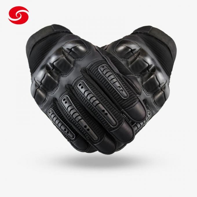 Black Nylon Windproof Military Tactical Gloves for Man