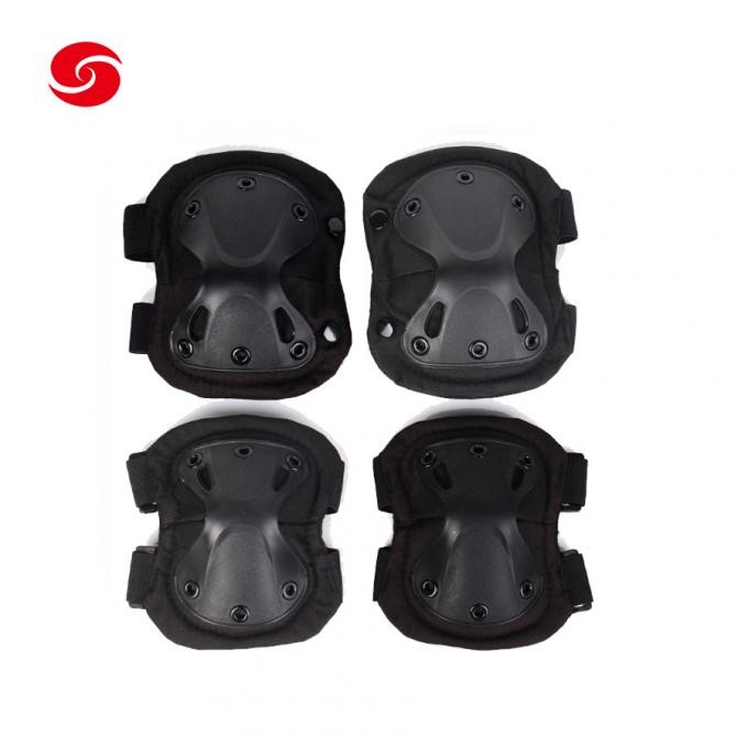 Black Protective Tactical Military Knee Elbow Pads