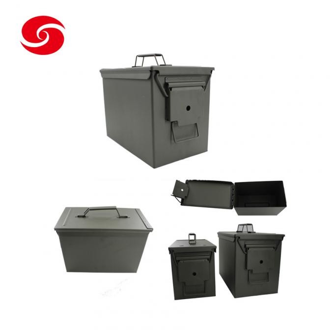 Green Army Standard M2a1 Gd1002 Metal Ammo Can/ Wholesale Waterproof Military Aluminum Bullet Storage Tool Box