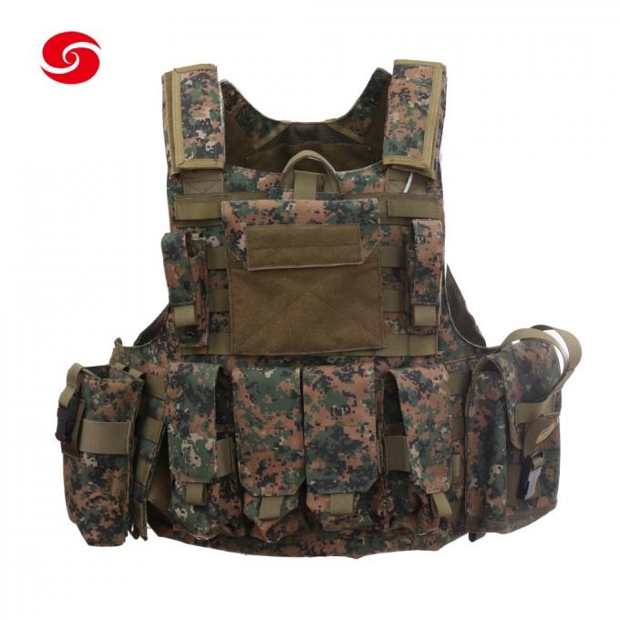 Military Digital Camouflage Airsoft Combat Nylon Tactical Vest