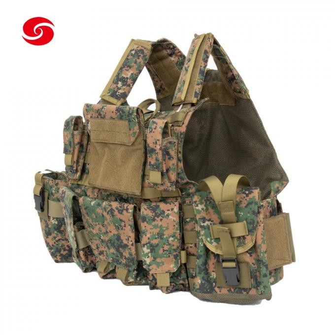 Military Digital Camouflage Airsoft Combat Nylon Tactical Vest