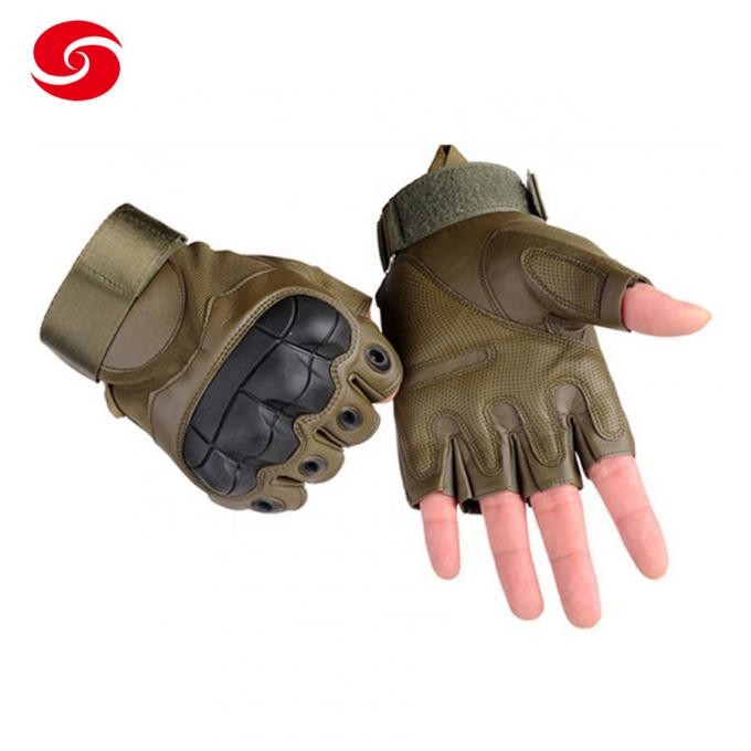 Half Fingers Hard Knuckle Military Outdoor Tactical Hunting Gloves