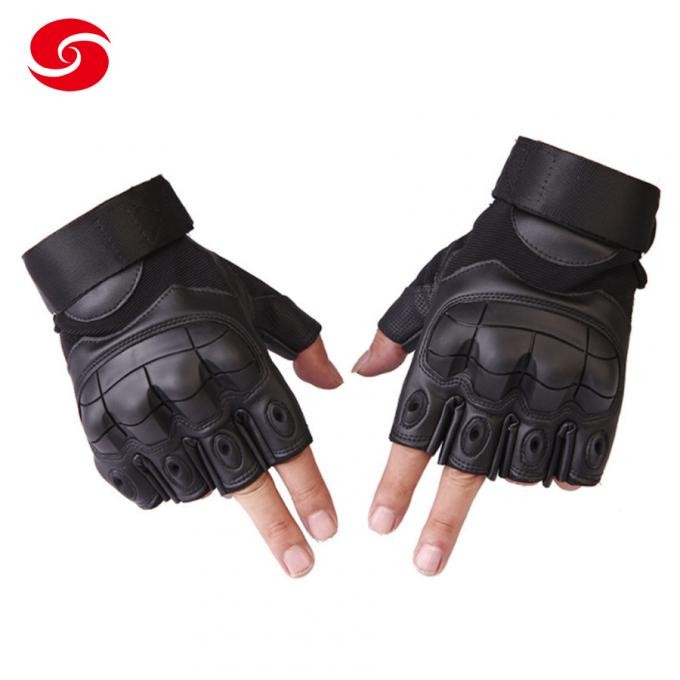 Half Fingers Hard Knuckle Military Outdoor Tactical Hunting Gloves