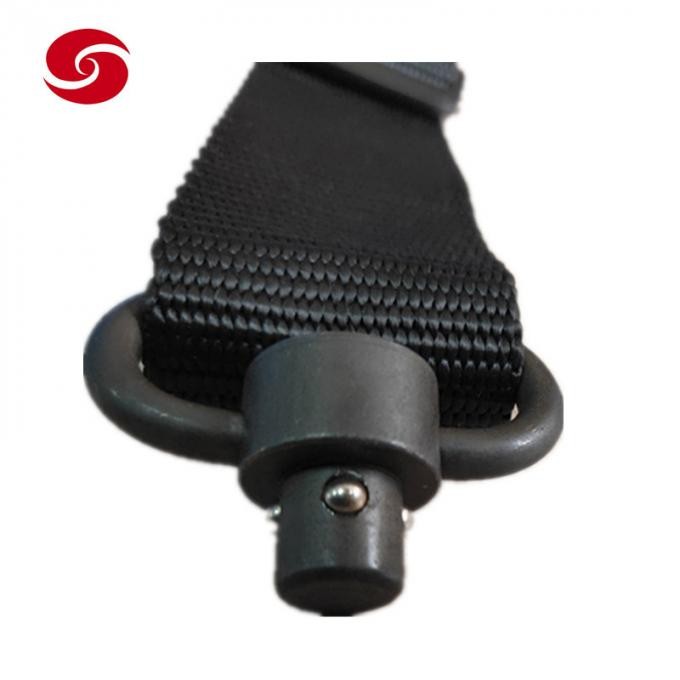 Tactical Nylon Adjustable 2-Point Rfile Gun Sling with Push Button Qd Swivels