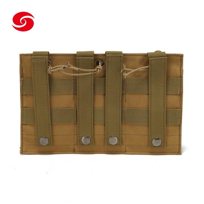Polyester Army 600d Polyester Tactical Drop Leg M4 Triple Magazine Pouch