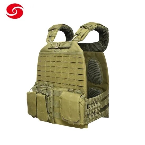 Multifunctional Pouches Laser Cut Army Green Military Tactical Gear Molle Vest